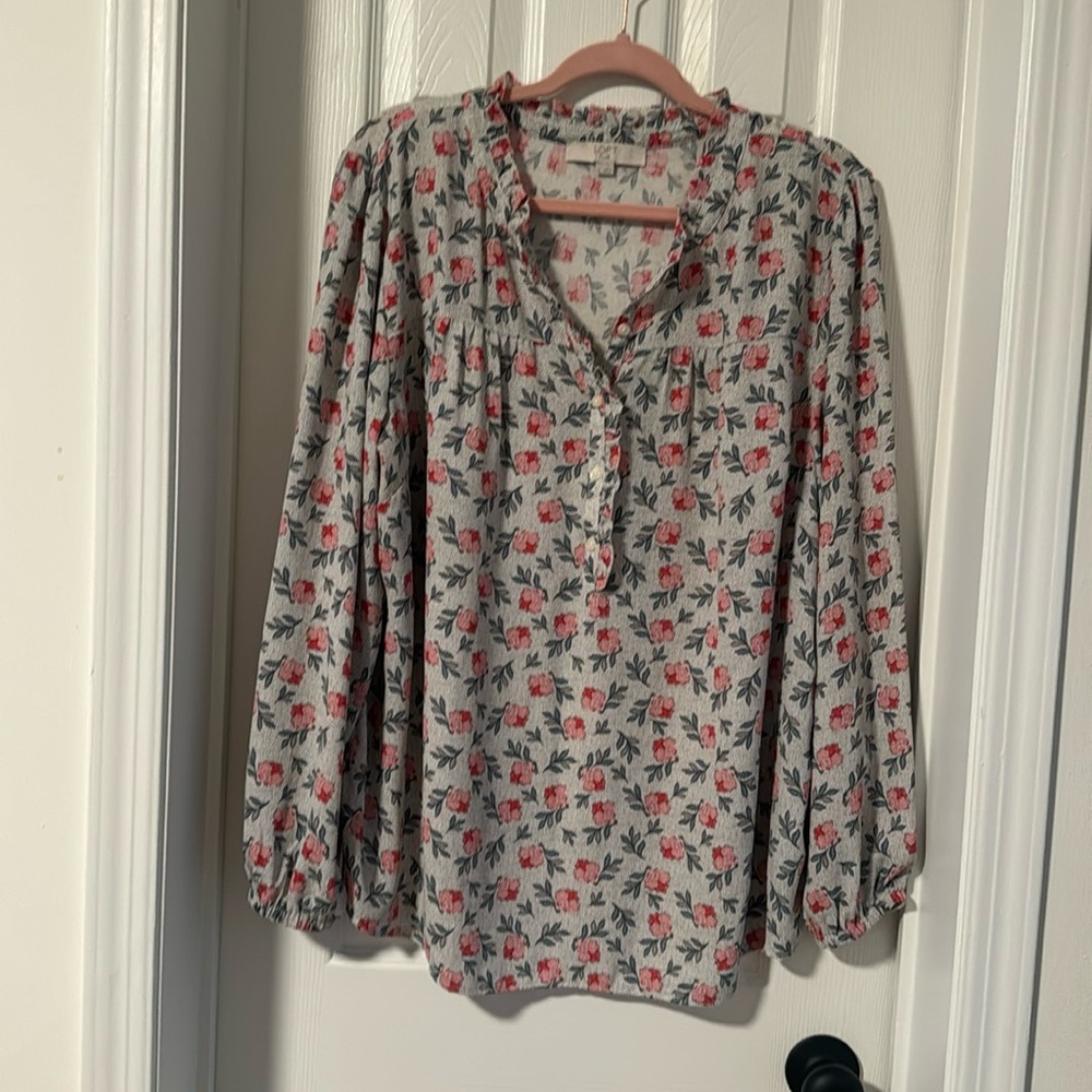 Loft long sleeve blouse